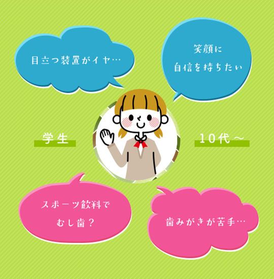 学生 10代~